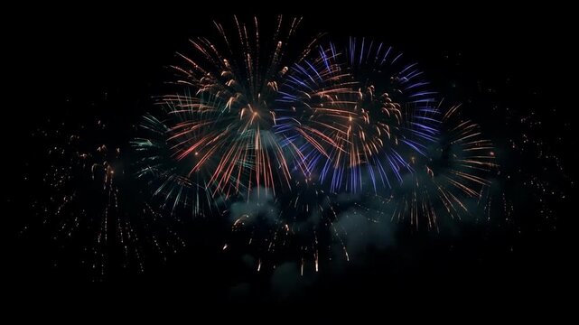 fireworks in the sky