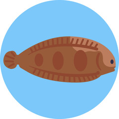 Represents a fresh fish, commonly used to symbolize seafood dishes or ingredients.