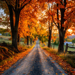 Obraz premium Autumn forest 