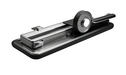 Metal precision tool, rectangular, with rotating wheel,  mechanically-operated
