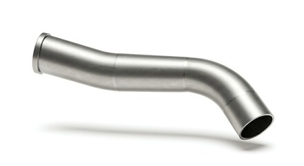 Curved Metal Pipe for Industrial Applications.