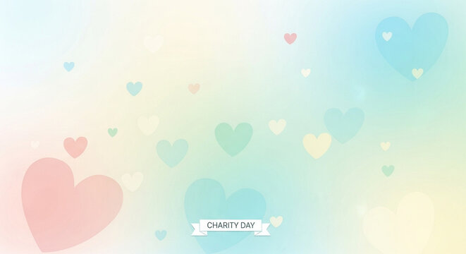 abstract background with hearts