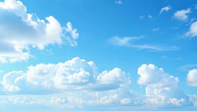 blue sky and clouds