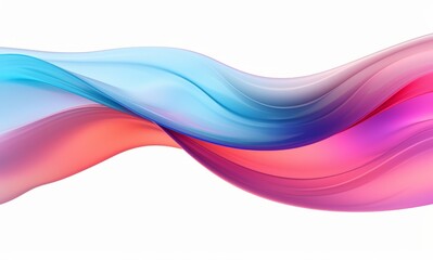 Fluid Abstract 3D Splash in Vivid Multicolor