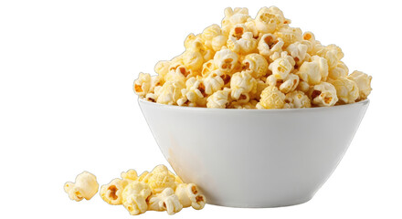delicious buttery popcorn in white bowl movie night snack perfection