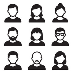 avatar ico pack minimalist