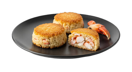 golden crab cakes delicate seafood bites, gourmet appetizer