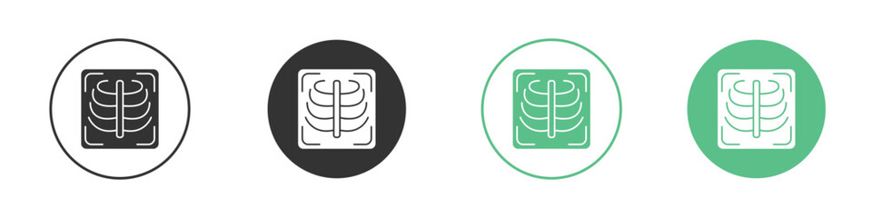 X-ray scan icon for design and web.