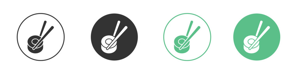 Sushi icon for design and web.