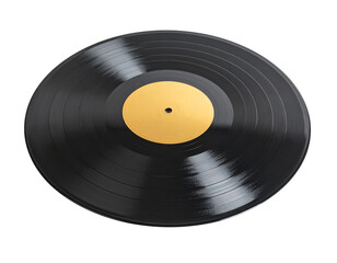 Obraz premium vinyl record isolated on white