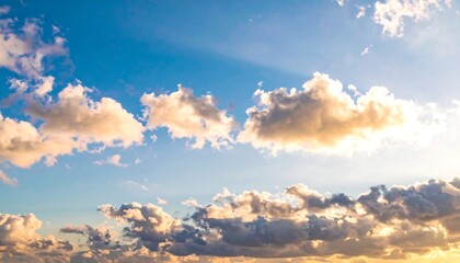 Dramatic sky with clouds