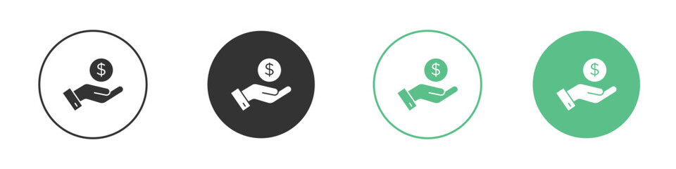 Savings icon for design and web.