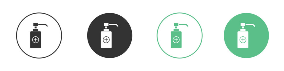 Hand sanitizer icon for design and web.