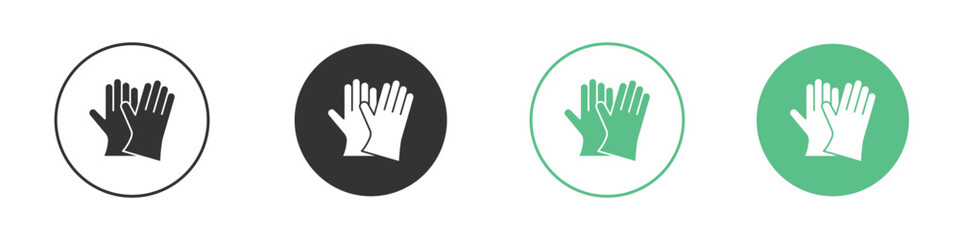 Glove icon for design and web.