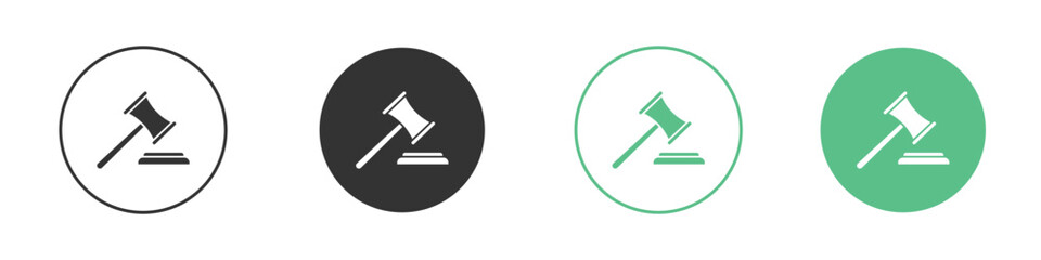 Gavel icon for design and web.