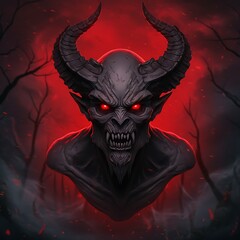 Crimson Inferno's Gaze