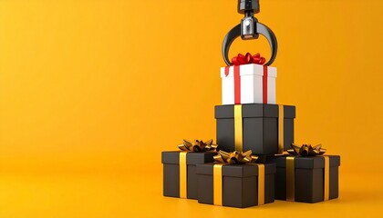 Gift Claw Game Capturing Special Moments with Presents & Rewards