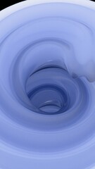 Abstract Blue Swirl Design