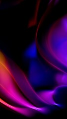Vibrant Abstract Light Waves