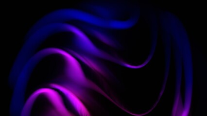 Abstract Colorful Light Waves
