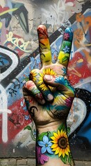 graffiti on the wall