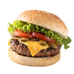 Juicy Cheeseburger: Gourmet Burger Photography for Restaurant Menus & Food Blogs