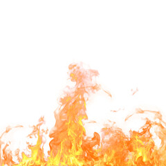 fire flames frame background © Sergio