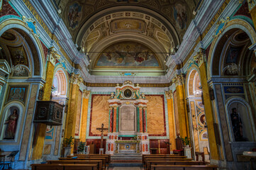 Torrice, Frosinone. The church of San Pietro Apostolo