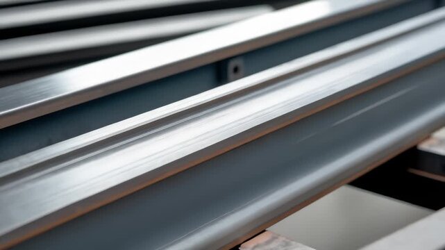 Parallel Metallic Beams with Subtle Texture
