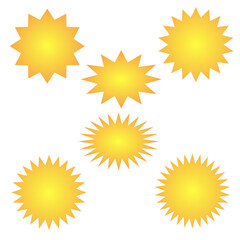 golden sale offers discount logo label