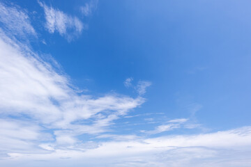 Obraz premium clear blue sky background,clouds with background. 