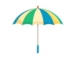 Colorful cartoon umbrella