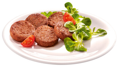 Meatballs with salat