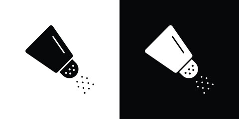 Pepper shaker icon symbol logo. Graphic template.