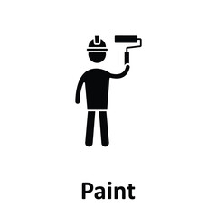  paint roller Vector Icon which can easily modify or edit