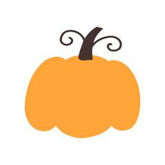 Autumn Pumpkin Illustration clipart isolated