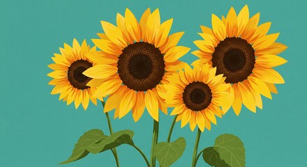 Obraz premium Sunlit Summer Bloom