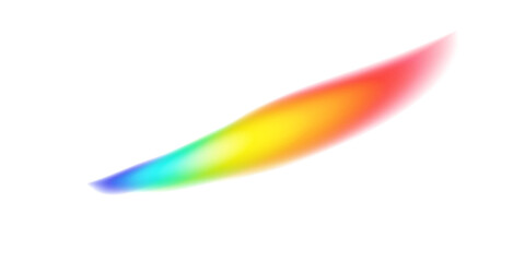 Abstract glow refraction effect on a light background. A set of iridescent crystalline highlights with reflective and transparent refraction elements, creating a dreamy and futuristic look.
