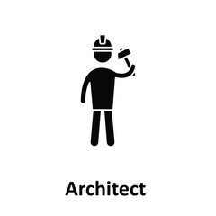 Architect Vector Icon which can easily modify or edit
