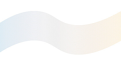 Abstract wave background vector illustration with blue lines and modern design elements