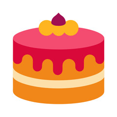 chocolate cake with cherry