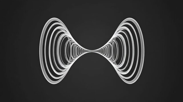 Quantum Superposition Abstract Animation - A mesmerizing animation depicting a quantum superposition effect.