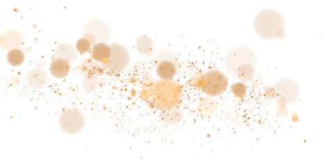 Magical Stardust Sparkle PNG with Glowing Gold Particles, Shine, and Festive Light Effects on Transparent Background

