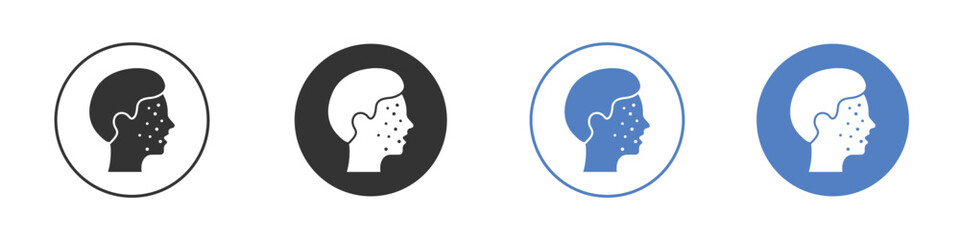 Acne icon simple minimalist Vector EPS