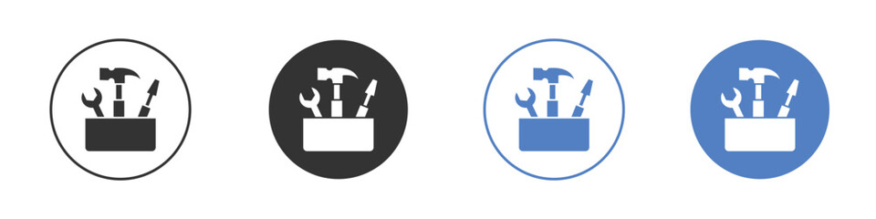 Toolbox icon simple minimalist Vector EPS