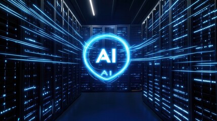 AI Server Room Visualization