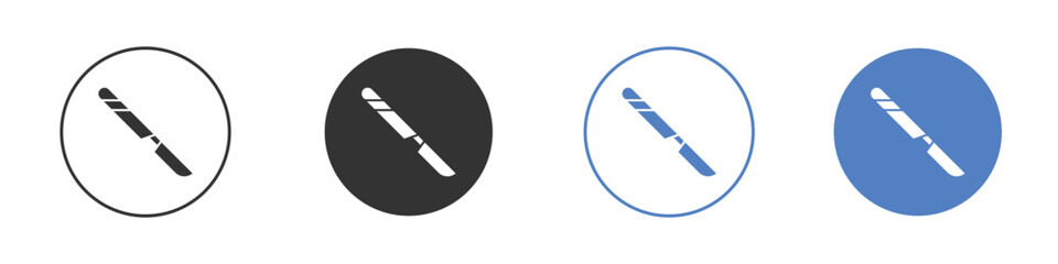 Scalpel icon simple minimalist Vector EPS
