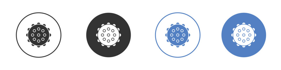 Massage ball icon simple minimalist Vector EPS