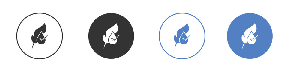 Hypoallergenic tested icon simple minimalist Vector EPS