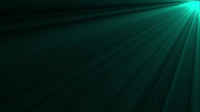 Elegant green rays of light shining abstract background for creative projects